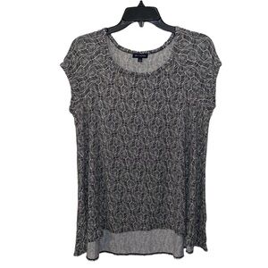 MAX‎ Edition Black/White Women’s Designed Sleeveless Top Size L